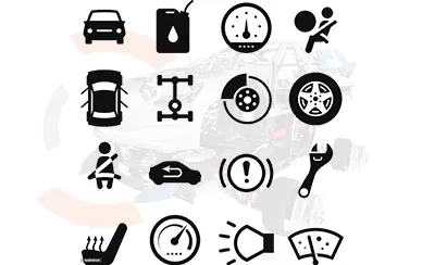 How do you find the serial numbers on auto parts?