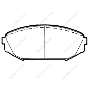 Brake Pad For Acura D793