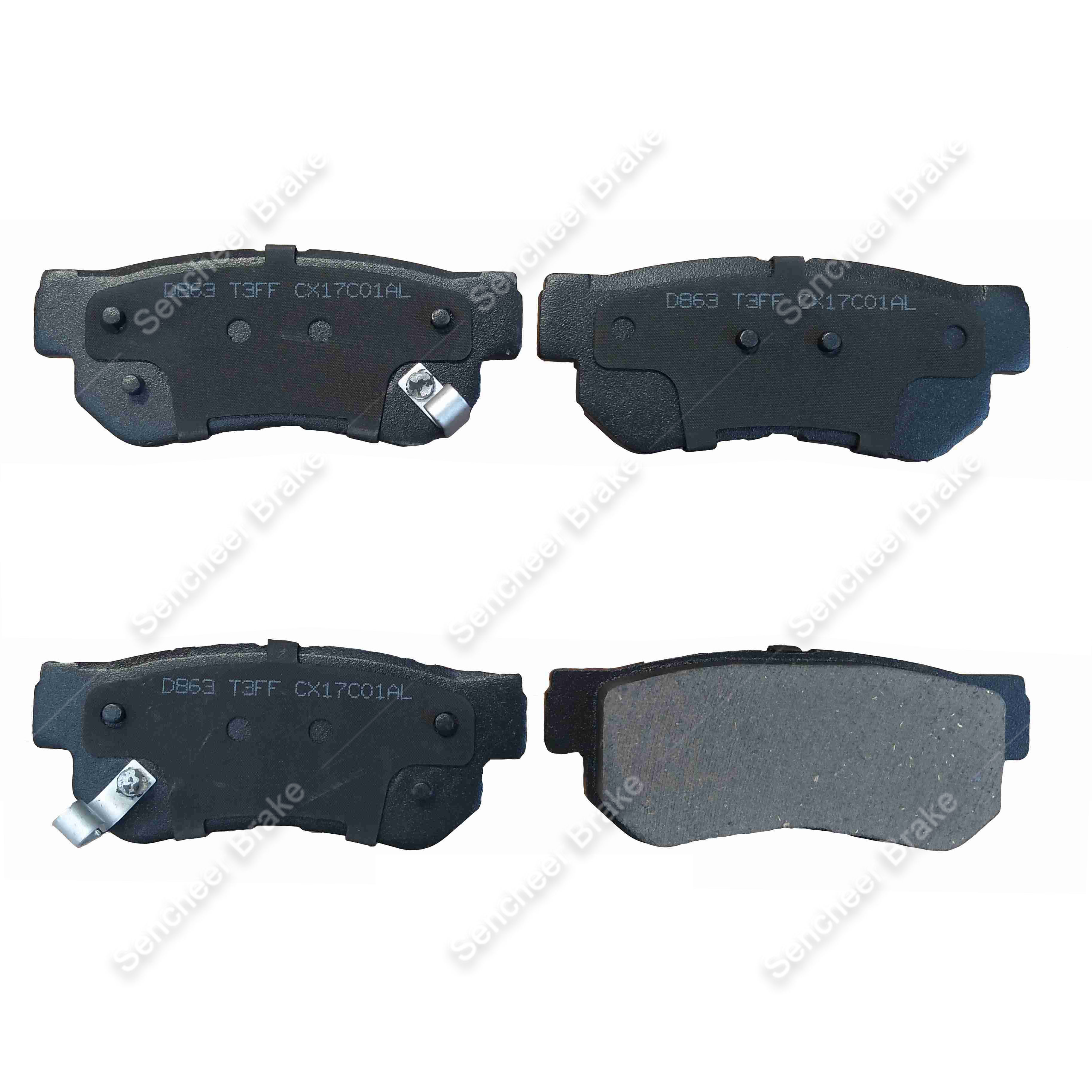 Korean Car Brake Pad For Hyundai D863