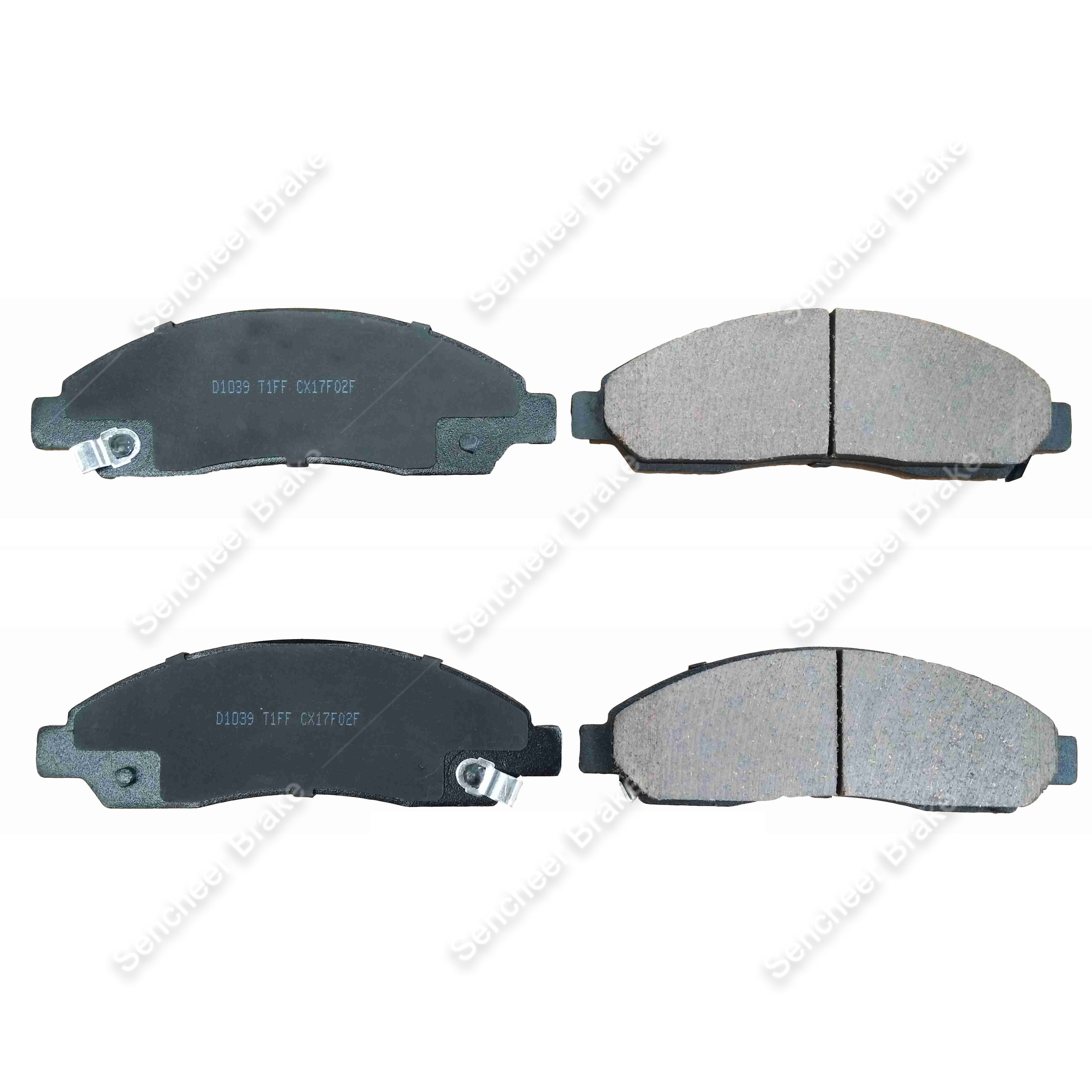 Chinese Auto Brake Pad For GWM D1039